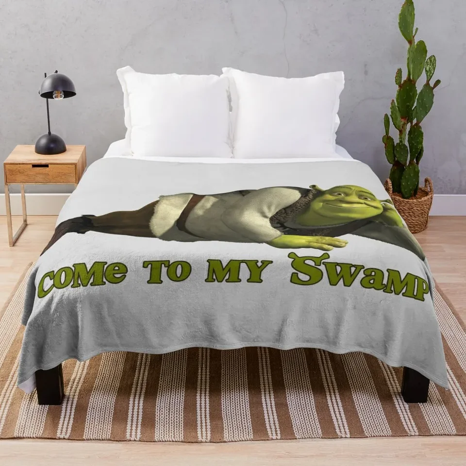 Poďte k mojej močiaru - Shrek hodí prikrývku