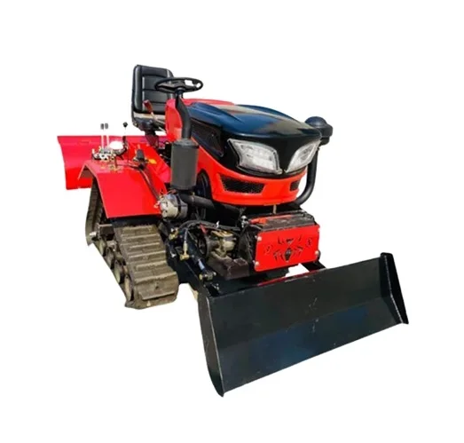 Poľnohospodárske strojové traktor sledované diesely rotačné kultivácie Mini traktor