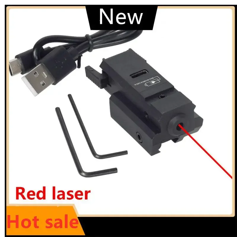 Poľovnícka optika USB nabíjanie laser Green Red Dot Dohľad