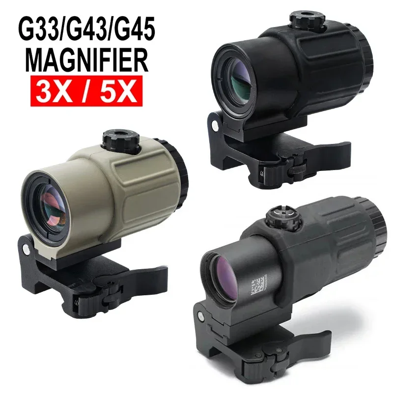 Poľovníctvo EoTech G33 G43 G45 Pohľad pevne pevne 3x 5x zrak šmágnit