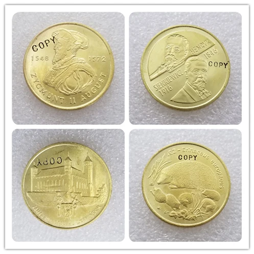 Poľsko Plná sada 4 mincí 1996 Nordic Copy