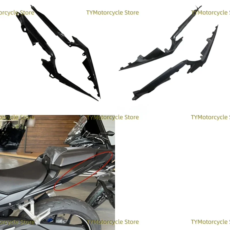 Poťahy na zadné chvosty motocyklov vo vnútri ABS vstrekovacie kapotáž vhodné pre Honda CBR500R CBR 500R CB500F CB 500F 2019-2023