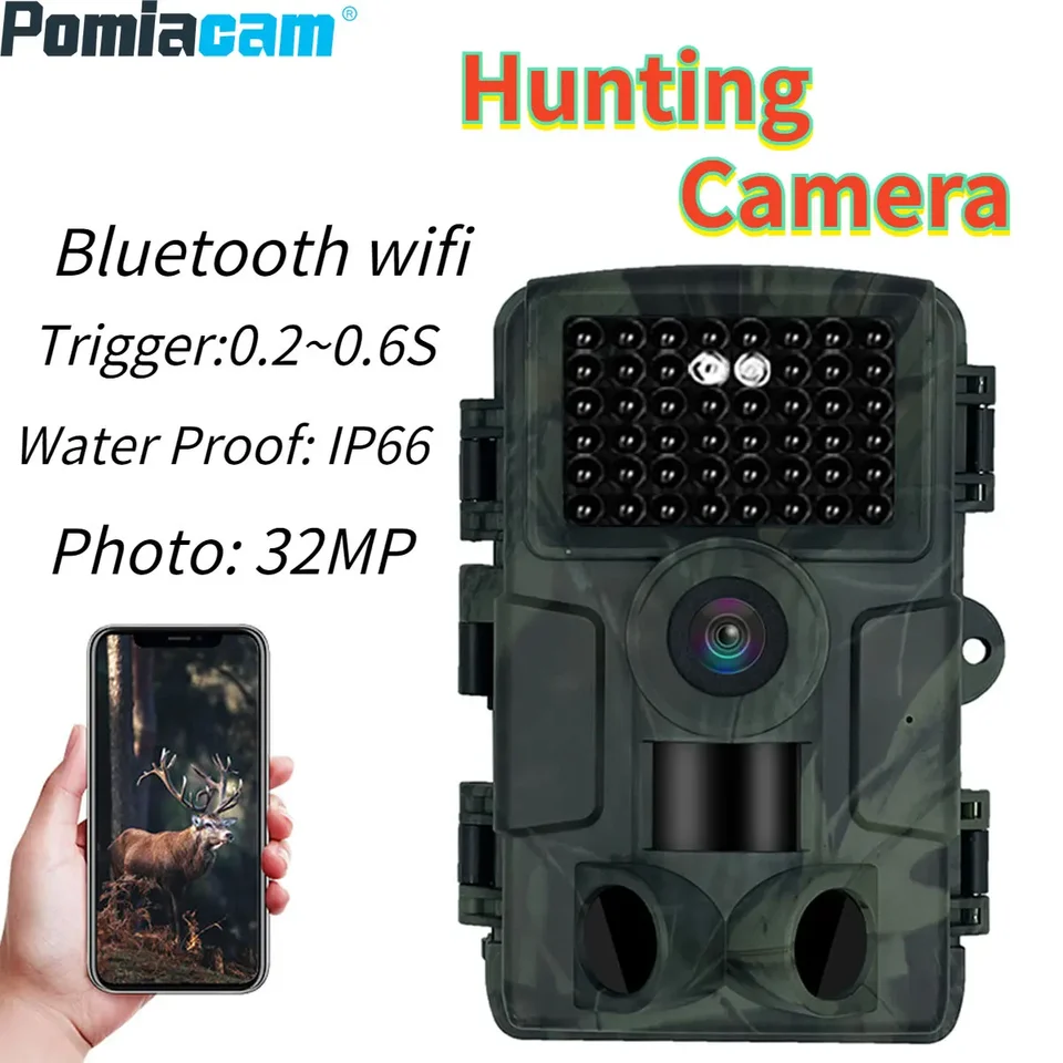 PR4000 WiFi Hunting Trail Camera Bluetooth 1080p Infračervená nočná vízia Infračervená kamera aktivovaná vonkajšou cestou fotoaparát Photo pasca