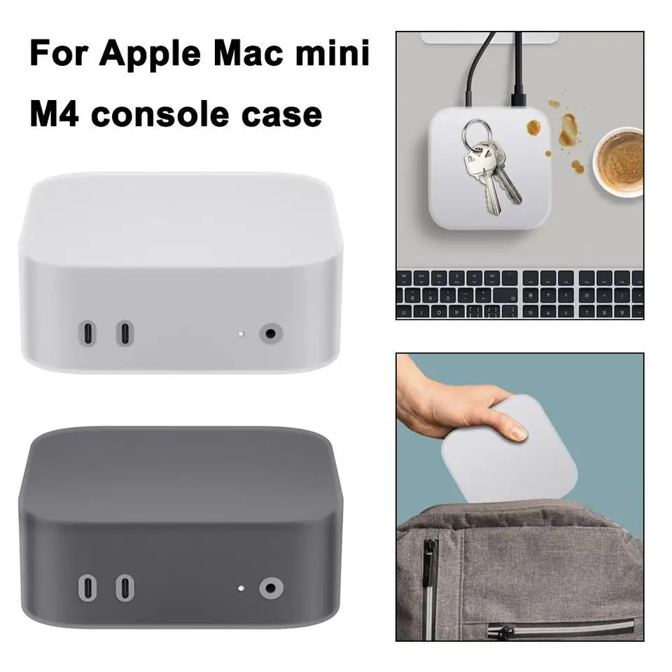 Prachový kryt Silikón proti prachu pre zástrčku Apple Mac Mini M4 2024 počítačový hostiteľský zátk