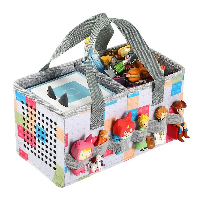 Prachový outdoor Cestovný plsný skladovací vrecko s rukoväťou prenášajúcu krabicu pre tonie Toniebox Štartér Set Reproduktor Prenosný
