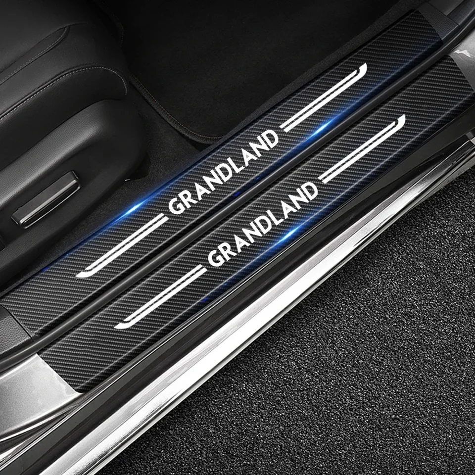 Prahový tanier pre auto z uhlíkových vlákien pre logo Opel Grandland Logo 2023