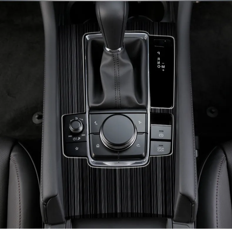 Pravá ruka Pohon príslušenstva pre Mazda 3 Axela Gear Shift Panel Panel z nehrdzavejúcej ocele dekoračný kryt kryt