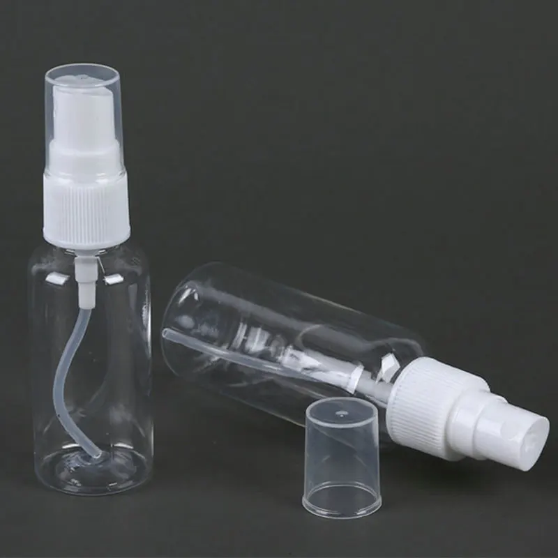 Prax Priehľadné sprejové fľaše Parfumy Atomizer Mini prázdne sprejové doplňovateľné fľaše Čisté mini plastová kozmetická fľaša