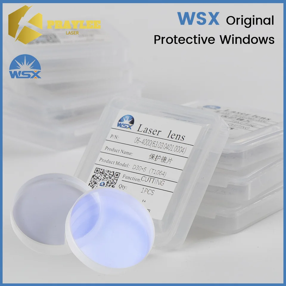 Praylee Original WSX Laser Protective Windows 18*2 22,35*4 37*7 pre WSX KC13 KC15 NC30 NC60 NC60 NCIBER STRANTICKÝ HLAP