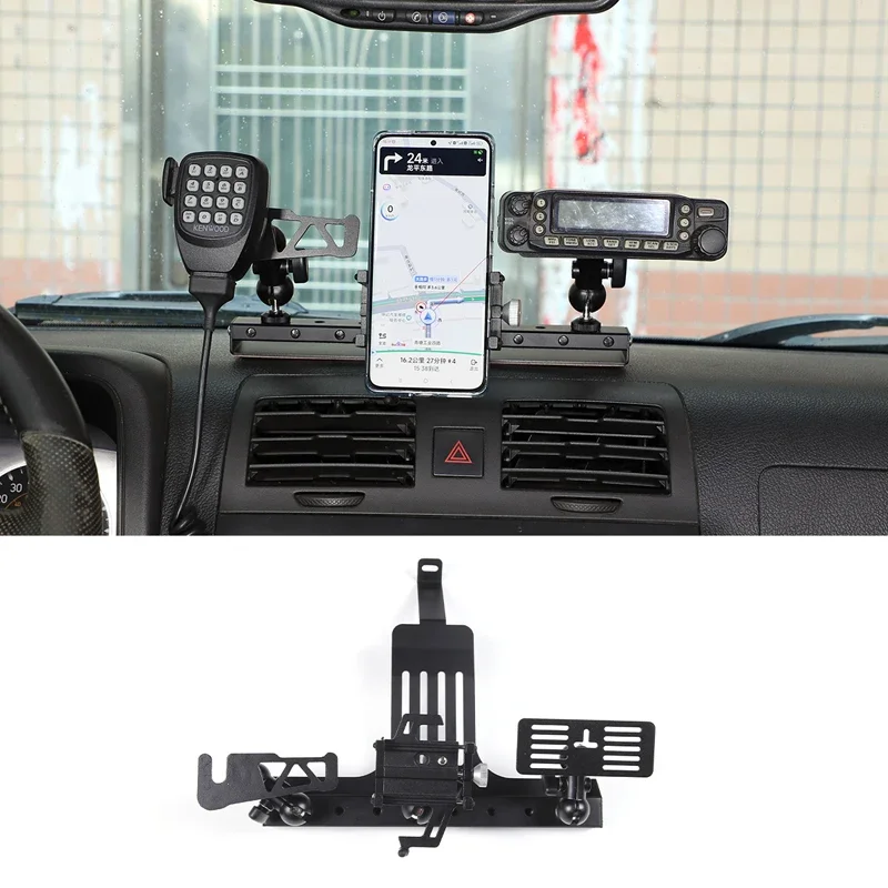 Pre 05-09 Hummer H3 Control Control Multifunkčný držiteľ telefónu + držiak na výrobu vozidla Interiérové ​​príslušenstvo