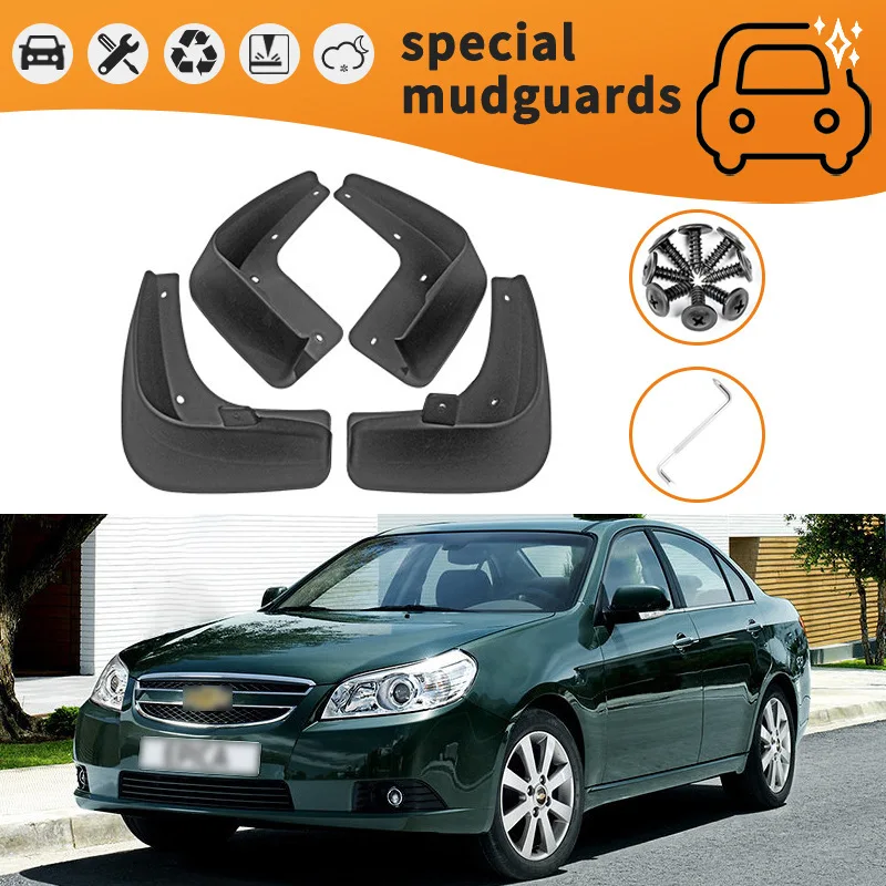 Pre 08-13 Chevrolet Epica Mudguards Fender Mudflaps predné zadné žiarovky striekajúce chrániče krytu