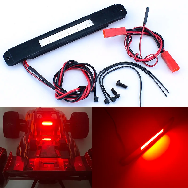 Pre 1/6 Traxxas RC CAR XRT 8S 4WD BUGGY LED LED červená brzdová brzdová brzdová osvetlenie LAMP s držiakom adaptéra ČASOVÉ ČASOVÉ ČASŤ ČASŤ ČASŤ