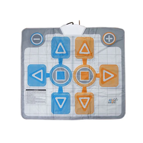 Pre 2 dvojité dvojité hráči proti šmyku tanečné podložky Dancing Mats Dance Mat Dancer Dela NGC port pre Nintend Wii Console PC Fitness