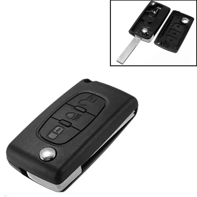 Pre 307 3008 308 408 433MHz ID46 7941 CE0536 CE0523 Flip kľúč VA2/HU83 Blade 2 BLOTKY Vzdialený automobil