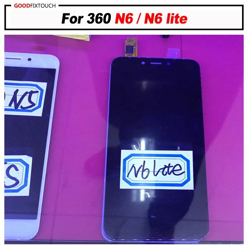 Pre 360 ​​N6 LITE LCD displej + zostava digitalizátora dotykového panela pre 360 ​​n6lite obrazovky