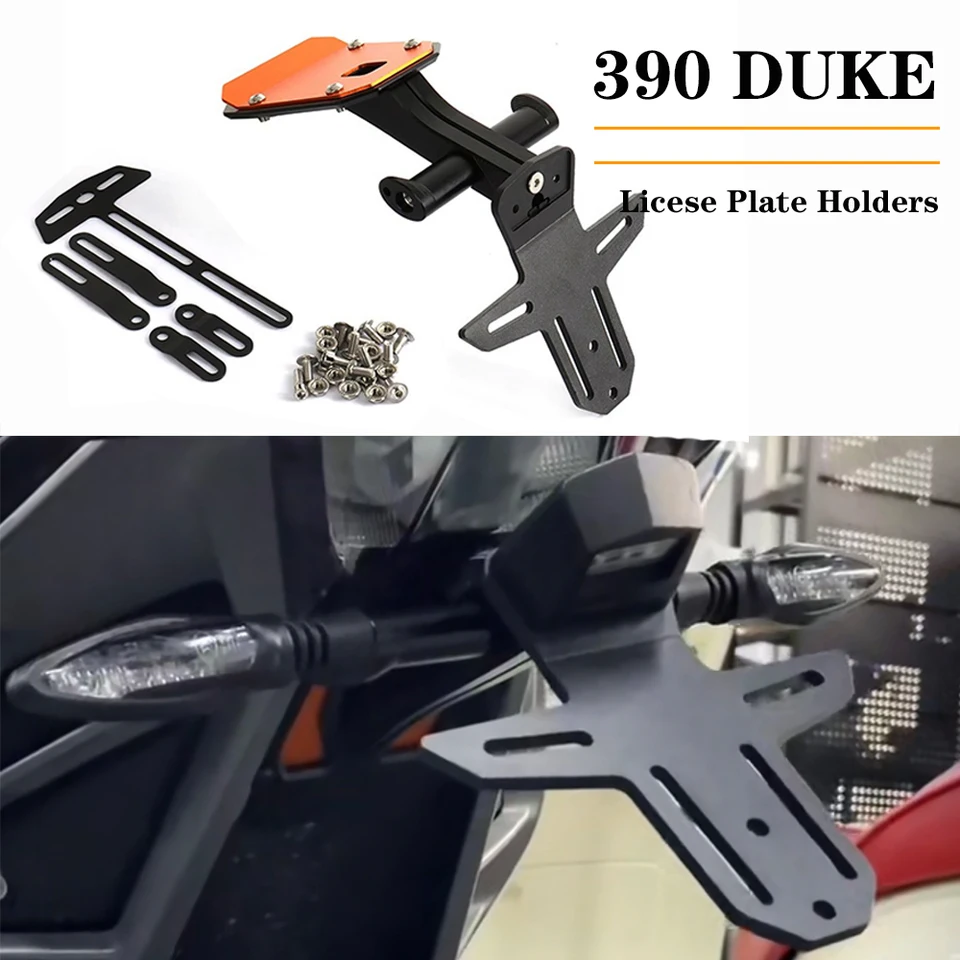 Pre 390Duke 390Duke Duke 390 DUKE 2024 Držiak zadnej poznávacej značky motocykla.