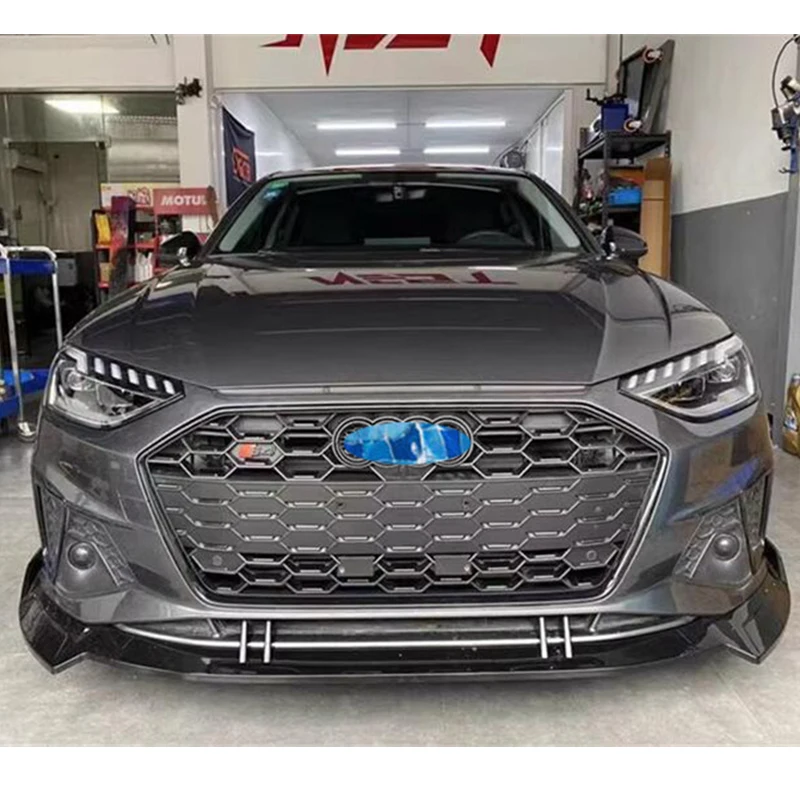 Pre 3ks predný nárazník difúzor pier nová Audi A4 S4 RS4 B9 Splitter Collision Collision vyhýbanie príslušenstva Kit Kit 2020-2023 Rok