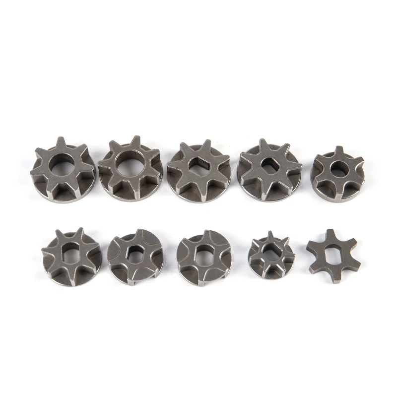 Pre 405/5016/6018 Gear Asterisk Electric Reťaz píly 7/6/3 zubné priemyselné reťazové reťazové reťazové kolesá Drive Drive Rekonoket