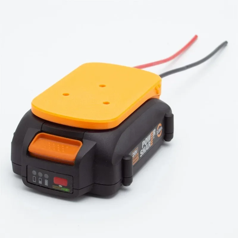 Pre adaptér batérie WORX 20V Li-Ion DIY Connector Adaptér KABEK CONKEKTUM Adaptér WA3578 WA3525 WA3575 WA3520 WA3512 WA3522 WA3544