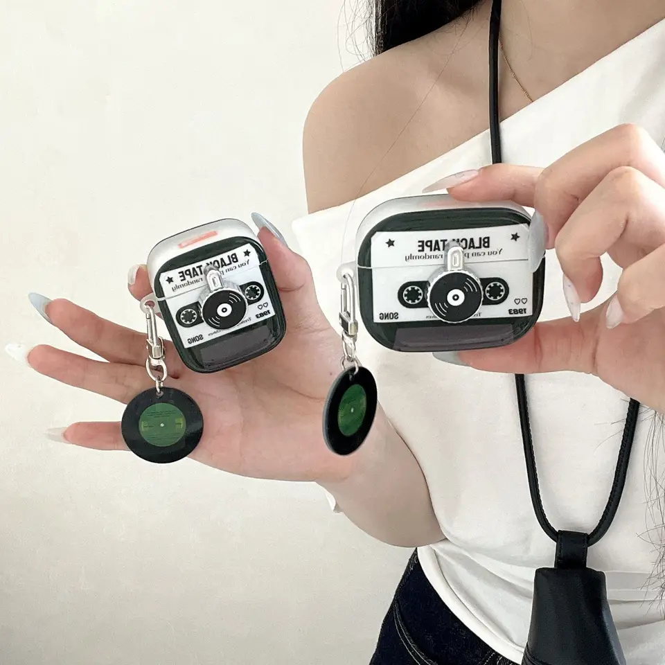Pre AirPods 1 2 puzdro AirPods3 Creative CD Radio pre slúchadlá pre AirPods Pro 2 2023 kryt pre slúchadlá odolné voči prachu a prachom odolný voči prachom