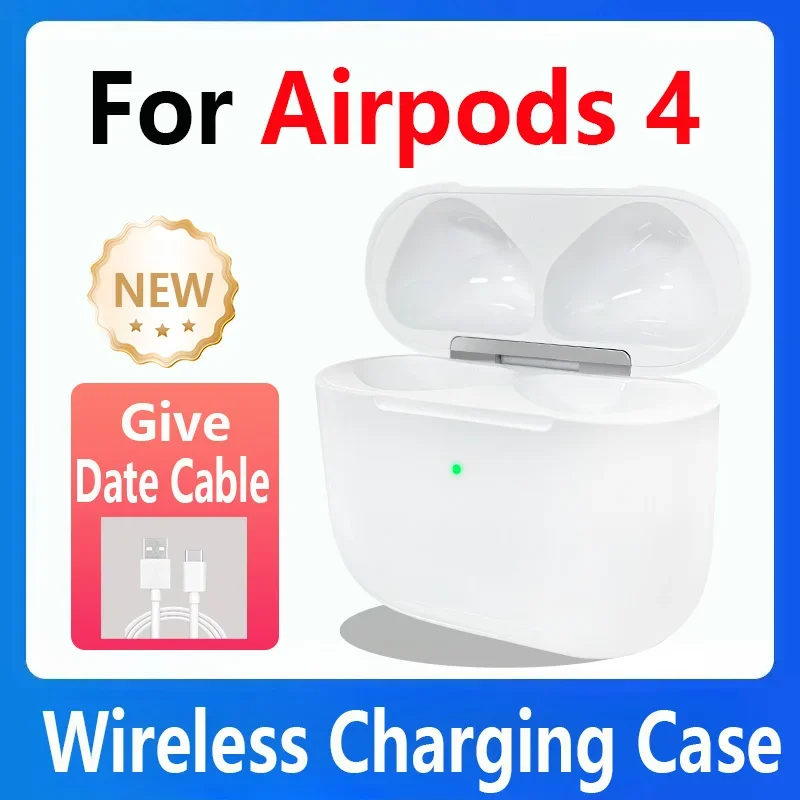 Pre AirPods 4 USB C Port nabíjačku výmena bezdrôtového nabíjacieho boxu Bluetooth Serfphone Accessory Párovanie pre AirPod 4
