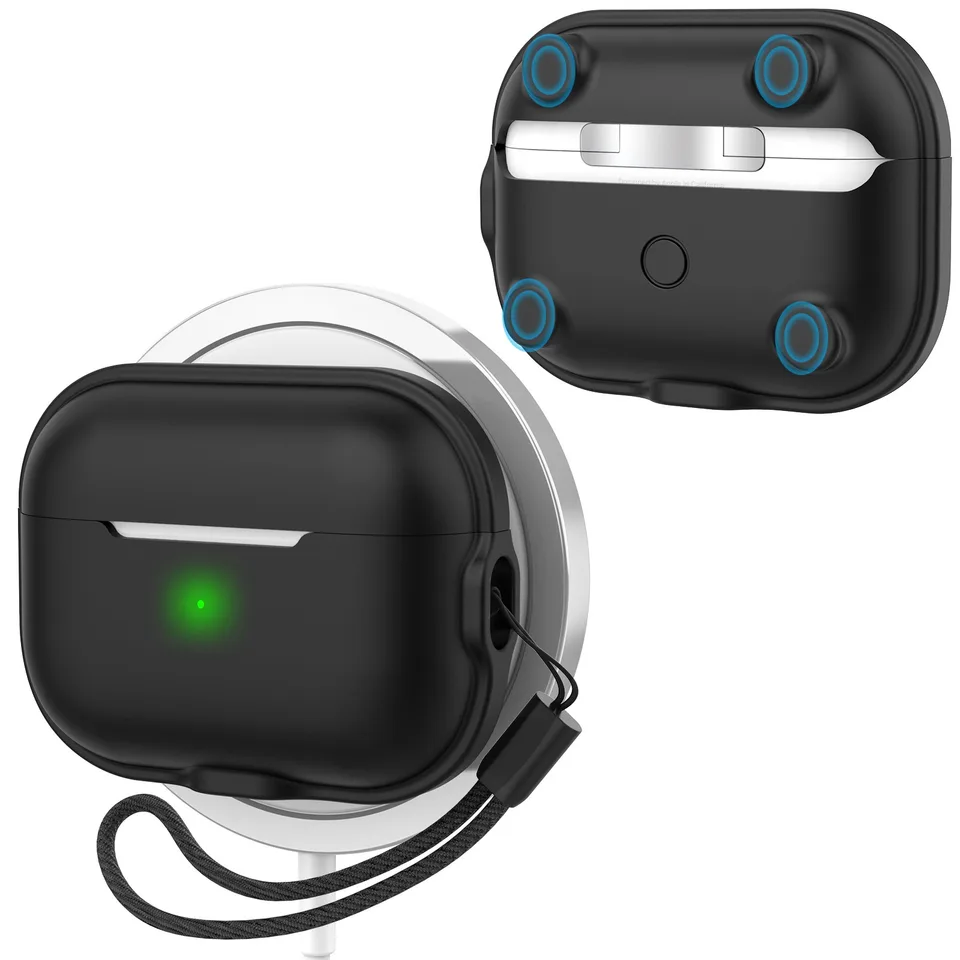 Pre AirPods Pro 2. magnetické nabíjanie silikagélového slúchadla Chránky puzdro Profulty Pro 2. generácia slúchadlá tvorivosti puzdra
