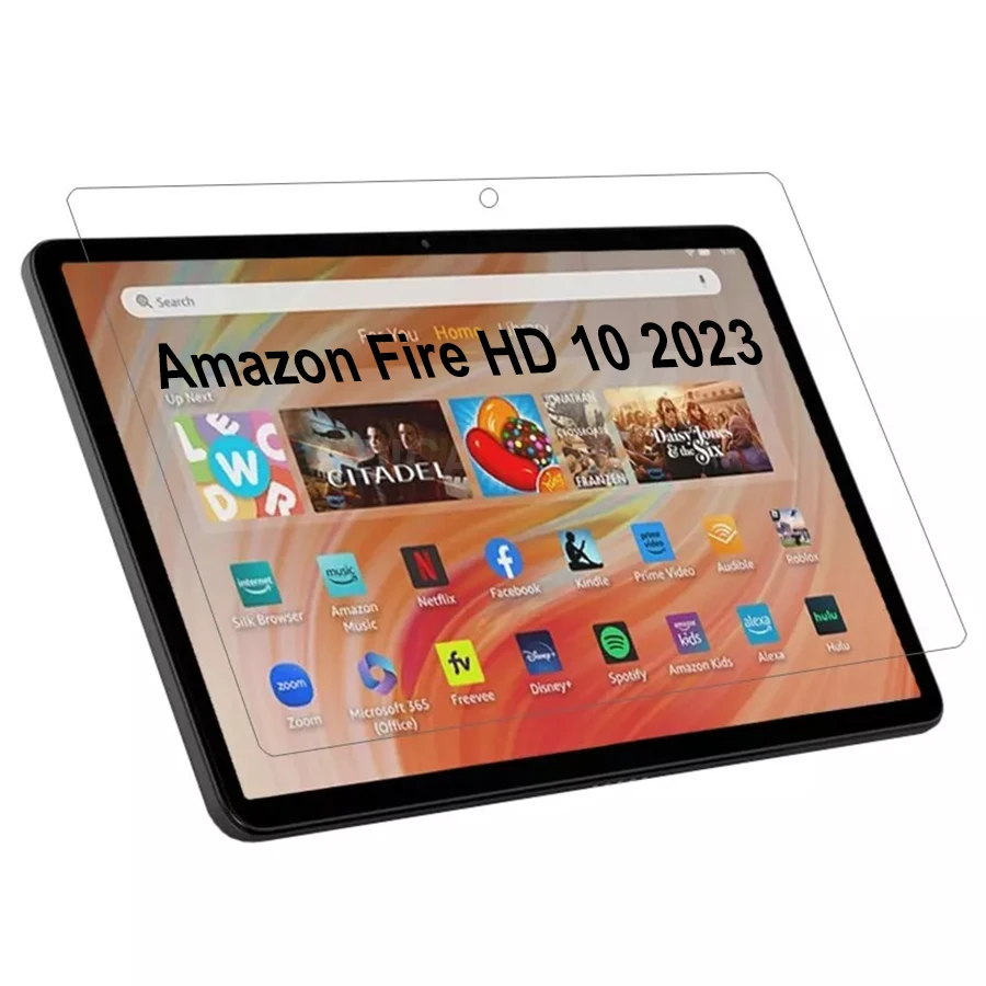 Pre Amazon Fire HD 10 2023 Ochranná sklenená sklenená obrazovka