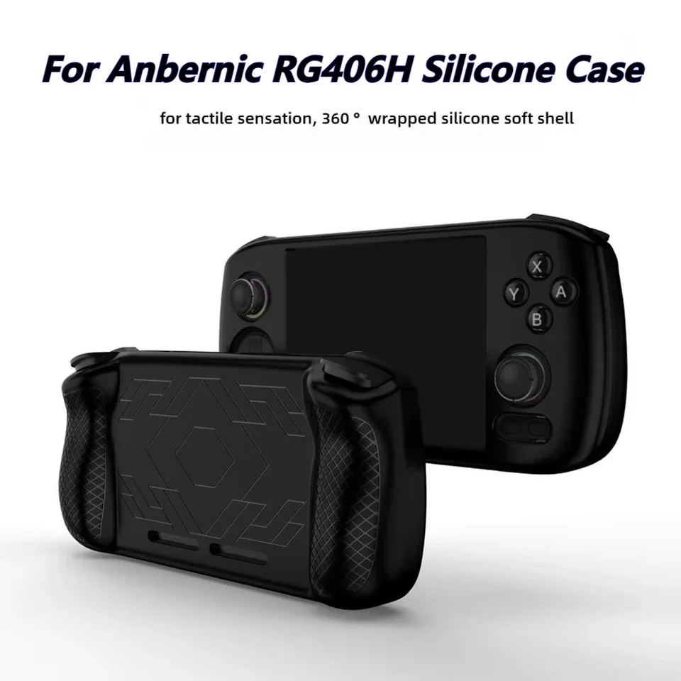 Pre Anbernic RG406H Silikone Game Console Case Shock odolný ochranný kryt ultra tenký príslušenstvo pre hernú konzolu