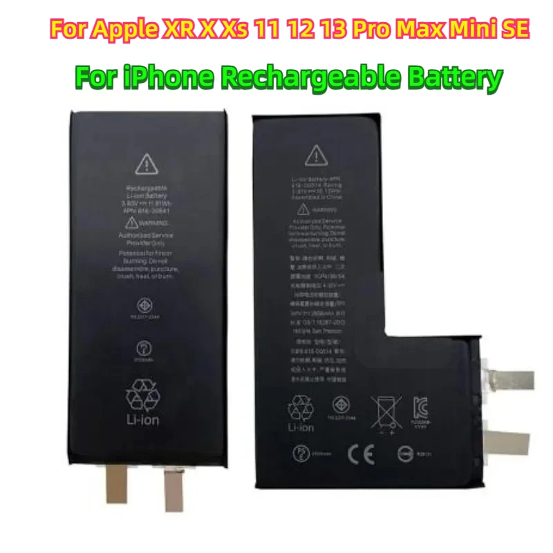 Pre Apple XR X XS 11 12 13 Pro Max Mini SE pre iPhone nabíjateľnú batériu batériu