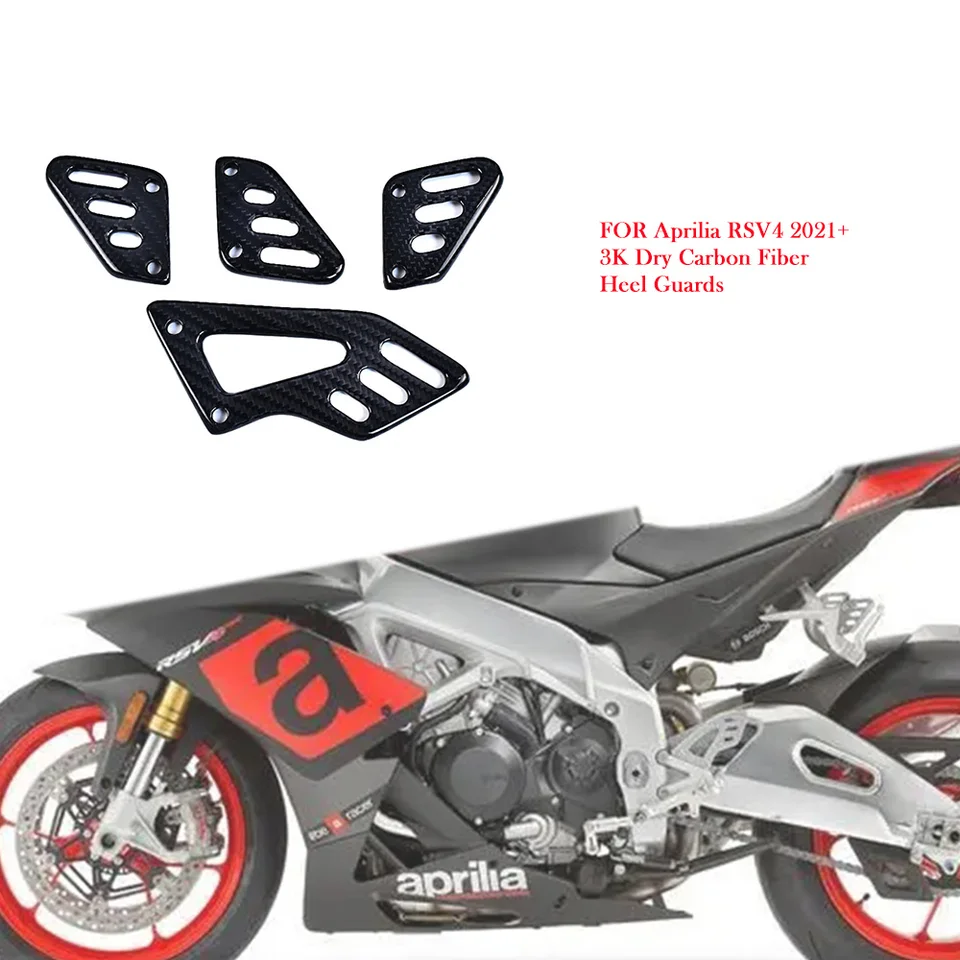 Pre Aprilia RSv4 RSV4 Factory 2021 2022 2023 2024 Príslušenstvo para motocyklové vlákno Motocyklové päty päty päty päty súprav