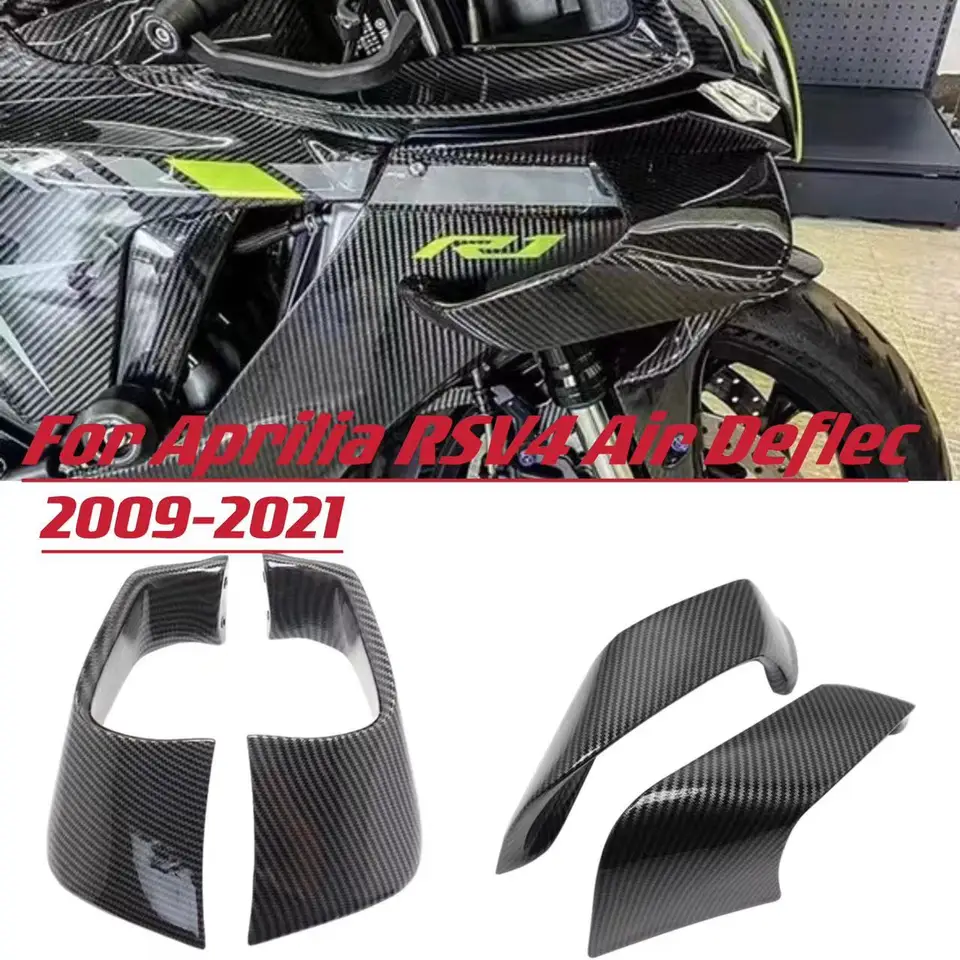 Pre apríl RSv4 RR RF 1100 Factory Aprc 2009 2017 2018 2019 2021 Krídle uhlíkových vlákien Fixné veterné krídlo