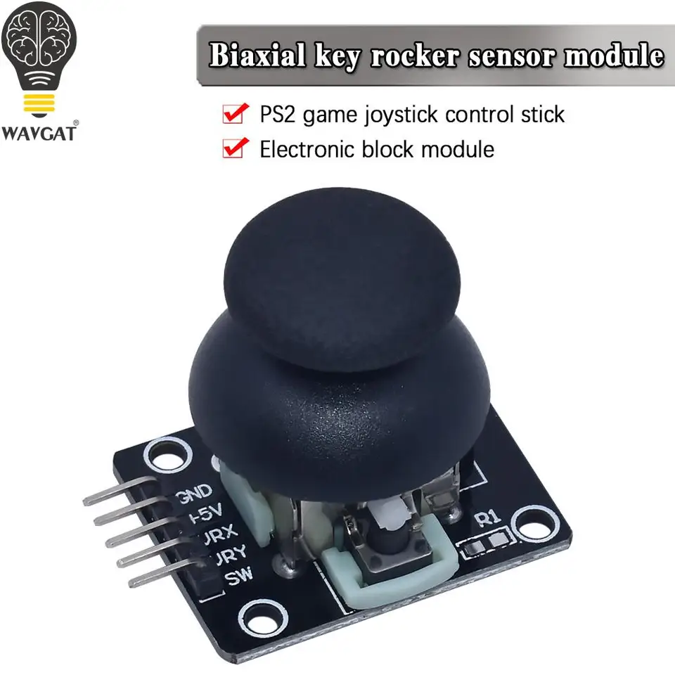 Pre Arduino Dual-Asis XY Joystick Modul vyššej kvality Sensor ovládacieho páka Joystick KY-023 hodnotený 4,9 /5