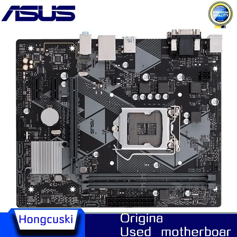 Pre ASUS Prime H310M-K R2.0 použila originálnu základnú dosku LGA 1151 DDR4 32 GB H310 Pracovná doska na plochu základnej dosky