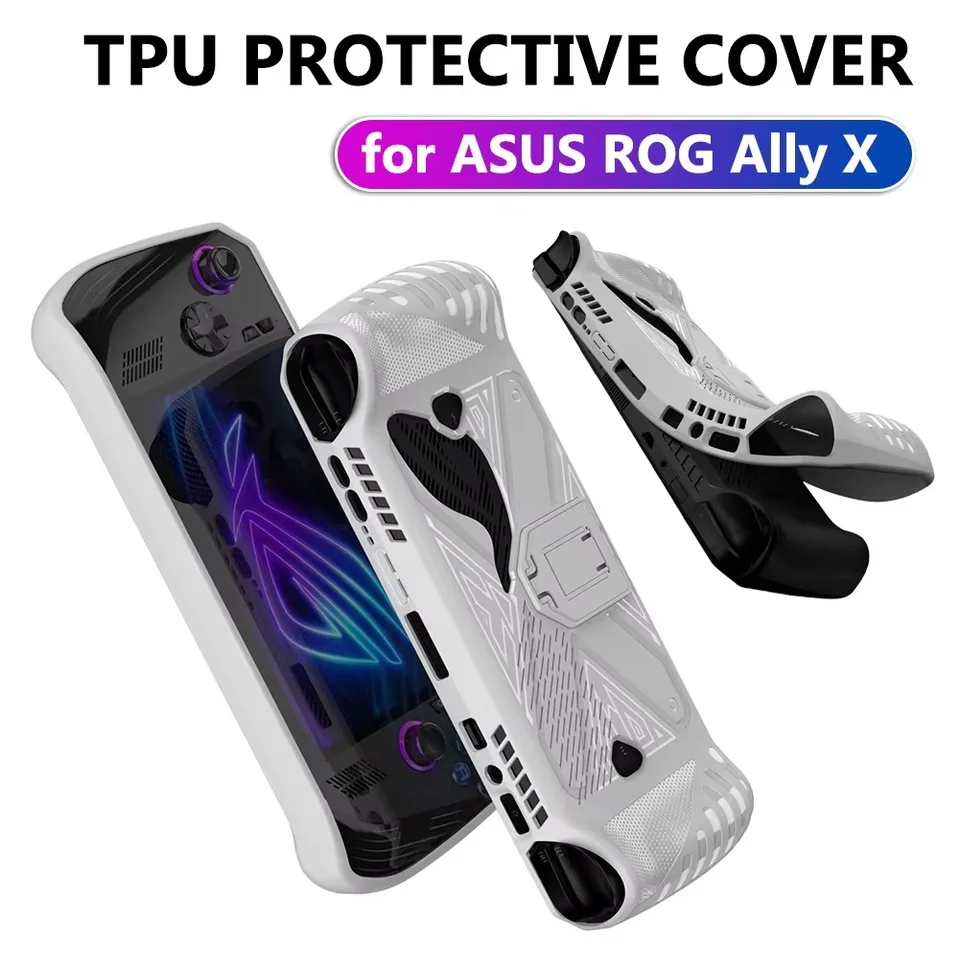 Pre ASUS ROG Ally X Game Console Soft Ochrané puzdro Ochrana Shock odolný voči kvapkaniu TPU All-Round Protection Game Accessories