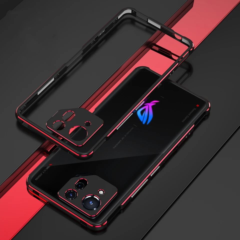 Pre ASUS ROG Phone 8 Pro Case Luxusný kryt hliníkového kovového rámu pre ASUS ROG8 ROG 8PRO SOCKOPPORT COLLING BUMPER Funda
