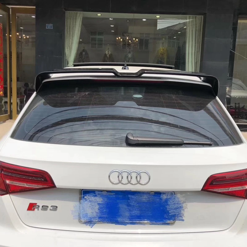 Pre Audi A3 Sportback 2014-2019 Strešový spojler ABS plastový zadný kmeň krídla auto karoséria Kit