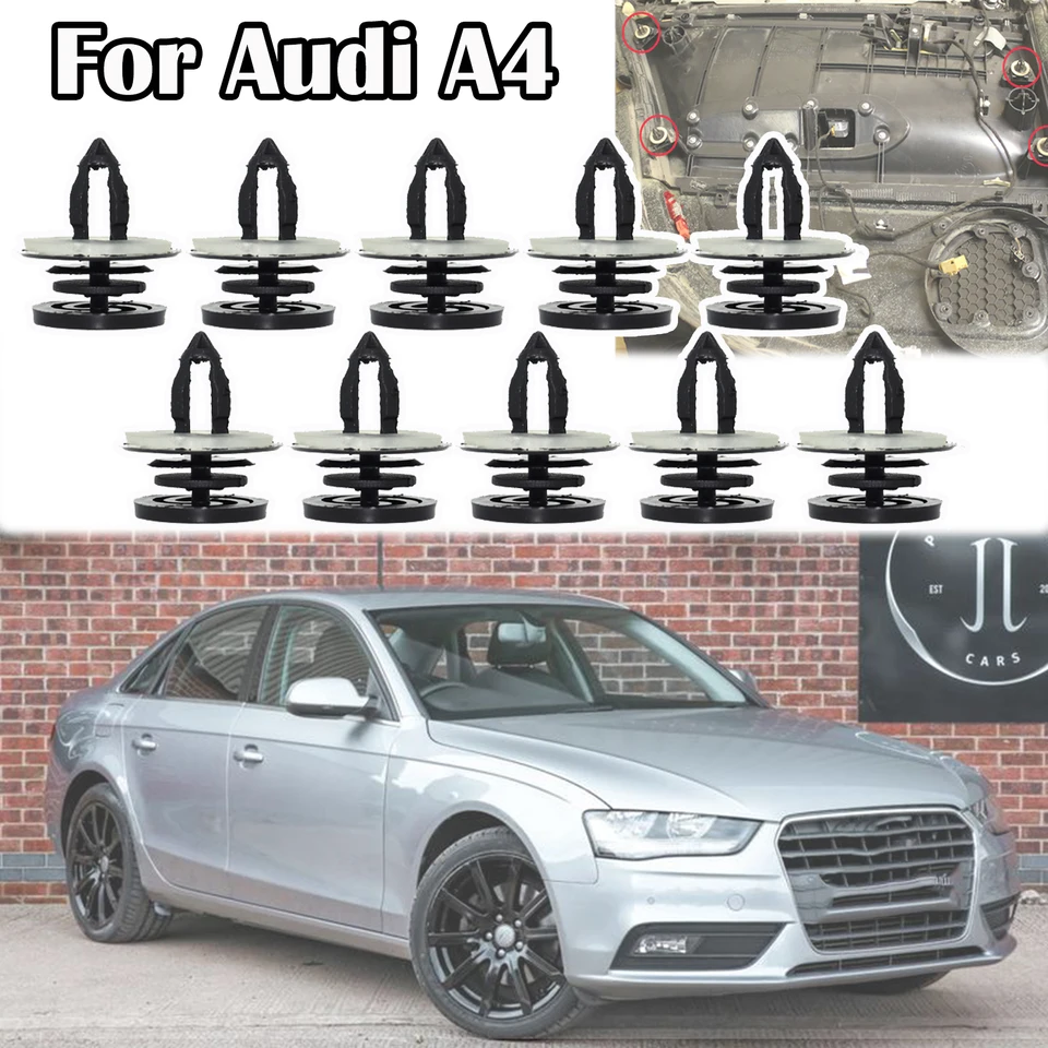 Pre Audi A4 8E2 B6 8ec B7 2000 - 2005 2006 2007 2008 2008 Panel Dveril Card Card Panel Rivet Inner Folding čalúnka Clip Výmena