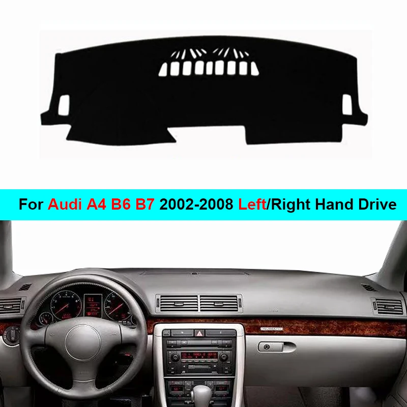 Pre Audi A4 B6 B7 2002 -2007 2008 LHD RHD 2 vrstvy automobil Automatické vnútorné prístrojové palubné kryt