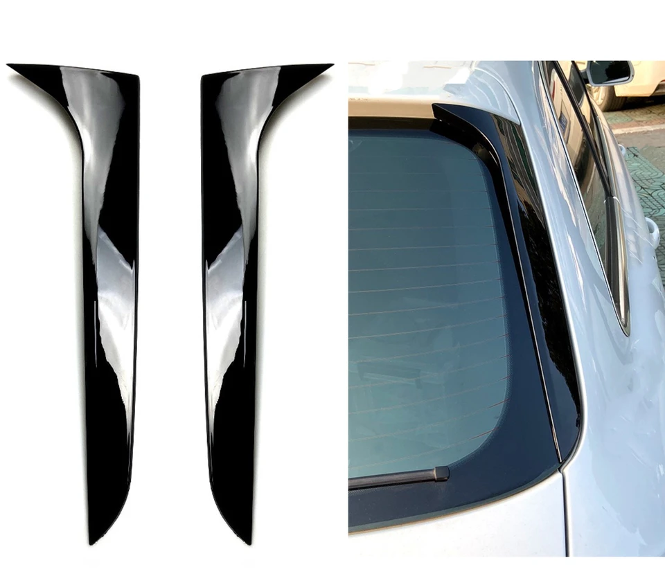 Pre Audi A4 B8 Allroad Avant 2009-2016 Automobil bočný spojler krídlo ABS súpravy tela ladenie nálepky SPOiler GLOS BLACK