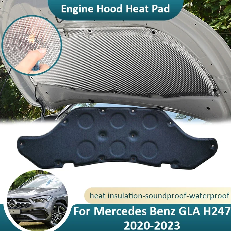 Pre Audi A6 C6 4F A6L 2006 2007 2008 2009 2011 2011 Predná kapucňa zvuková podložka Tepelná podložka Izolácia Cotton Fireproof Soundoofuspitul