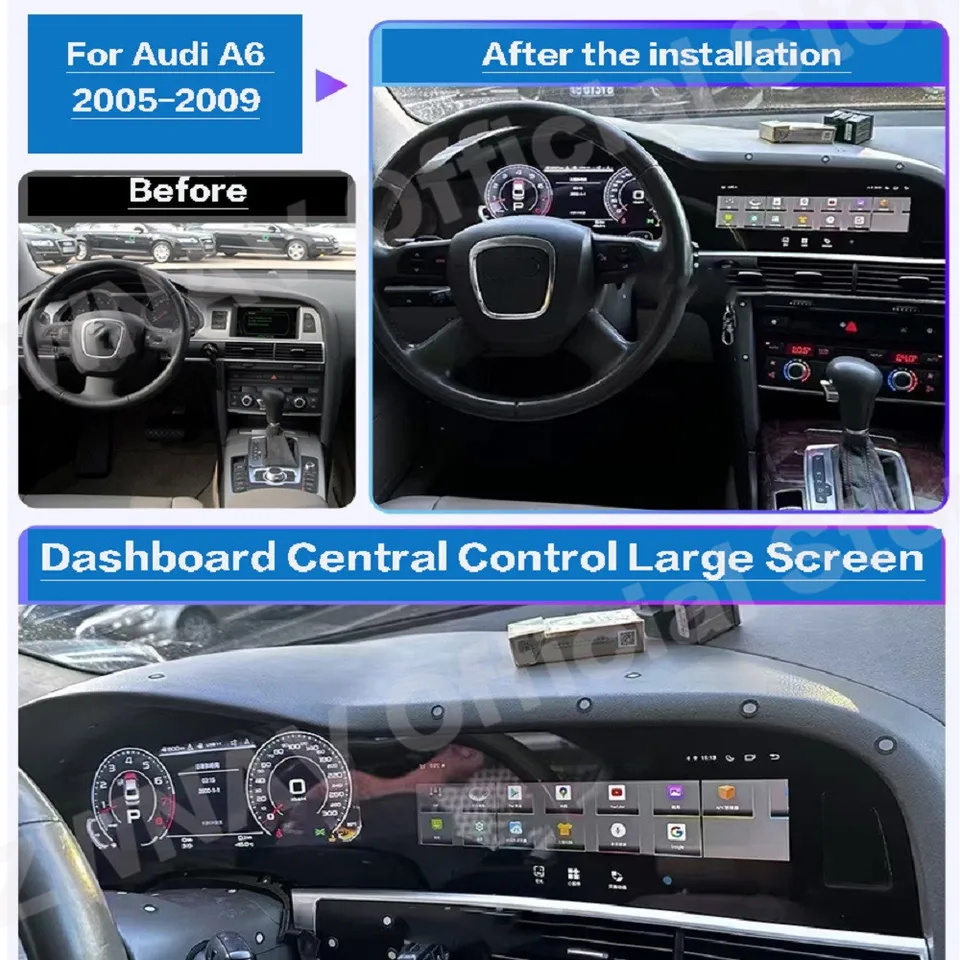 Pre Audi A6 Q7 2005 ~ 2009 Android CarPlay Auto Car Radio Stereo Multimedia Player