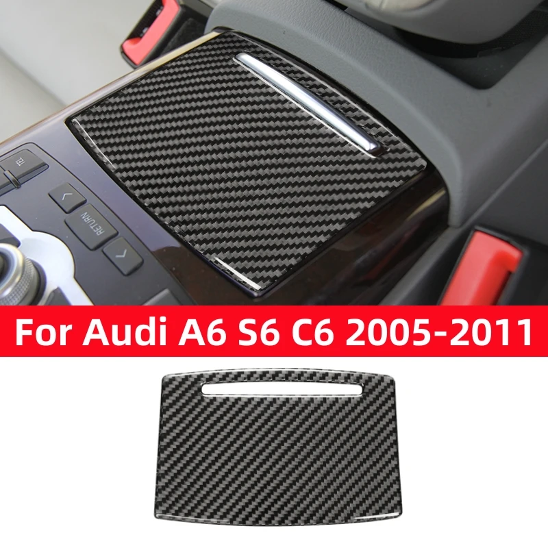 Pre Audi A6 S6 C6 2005-2011 Príslušenstvo Automatický ústredný pohár držiaka Panel Tin