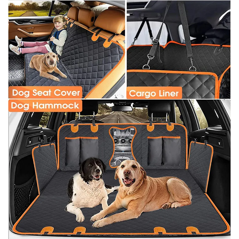 Pre Audi Q2 Q3 Q4 Q5 SQ5 Q7 E-Tron S-L-Line Heavy Duty Autboat Chránič chrániča psa Pes Mat Rat zadné sedadlo Pet Hammock Witerproof