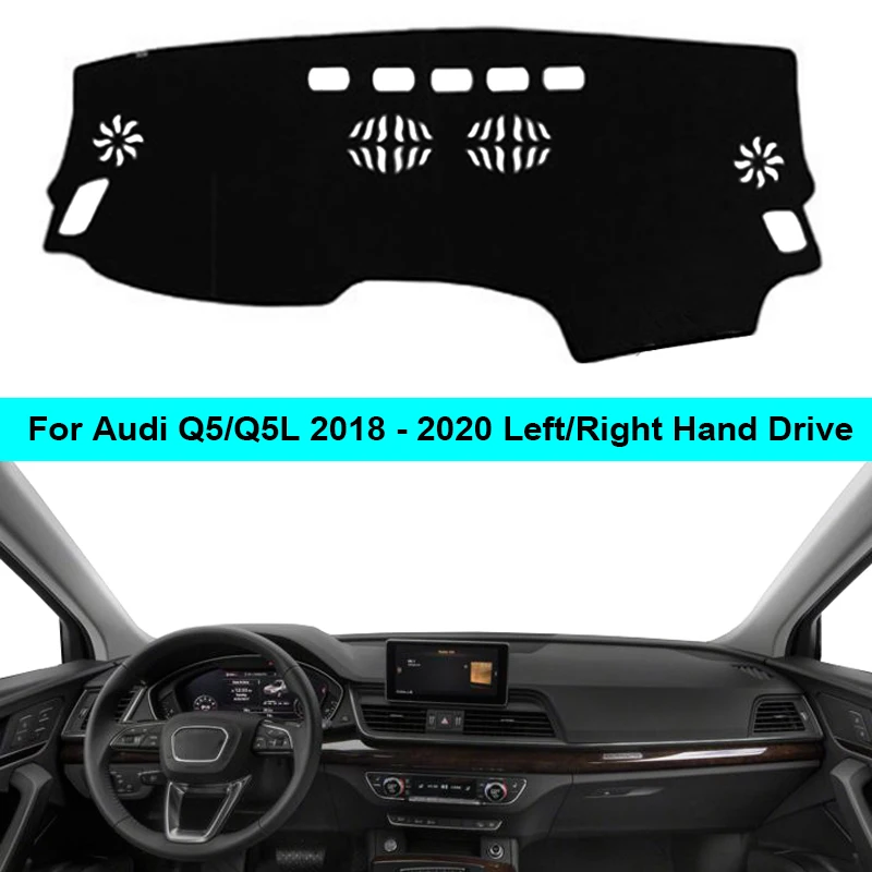 Pre Audi Q5 Q5L 2018 2019 2020 LHD RHD Car Dashboard Cover Dashmat Dash Mat Mat Koberec Cape Cover Sun Shade Dash