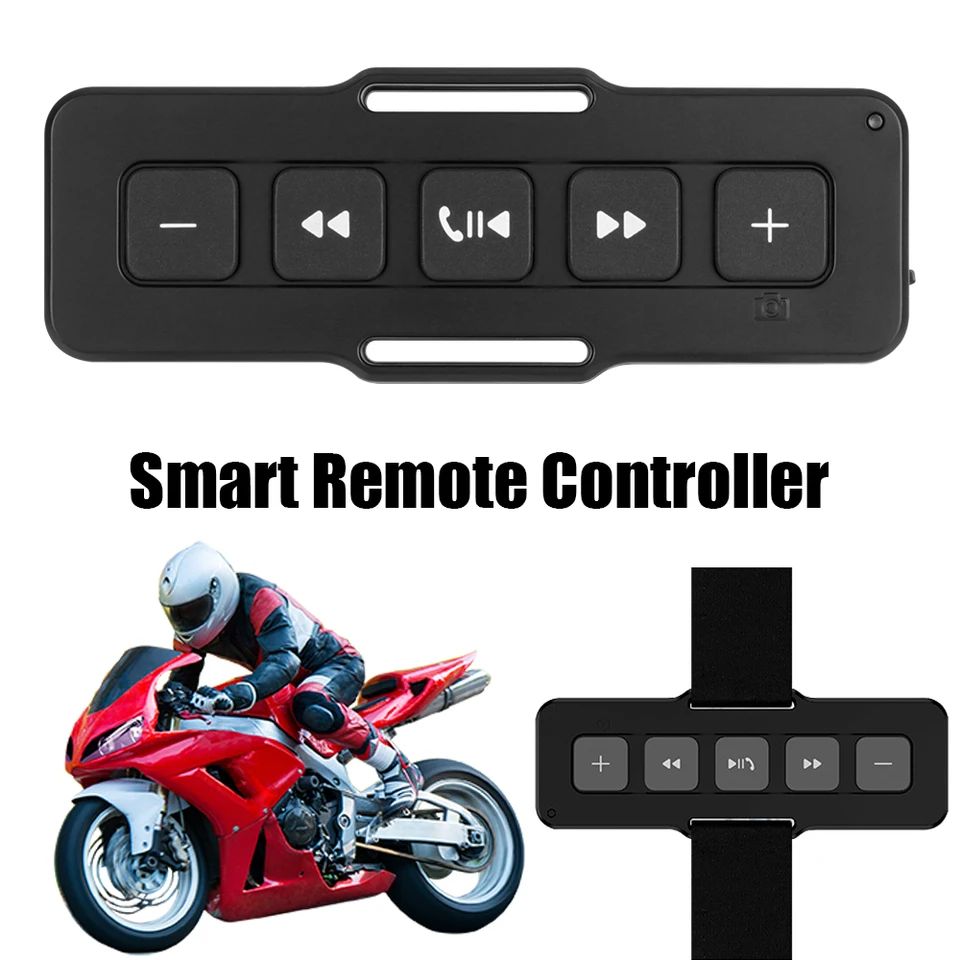 Pre auto Outdoor Sports Bike Owerbar Médium ovládanie Bluetooth 5.0 Nepremokavý motocykel diaľkový ovládač Handsfree Hovory