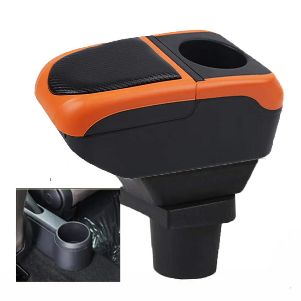 Pre auto Škoda Citigo Volkswagen VW UP Lirked Box Arm Rast Rest Center Console Storage Case s prístavom USB