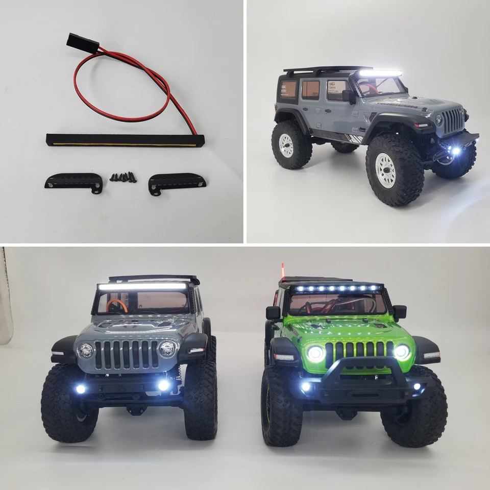 Pre axiálne SCX24 Crawler AXI00002 WRANGLER AXI00005 Gladiator Universal Lights Lighting System Model B Model B