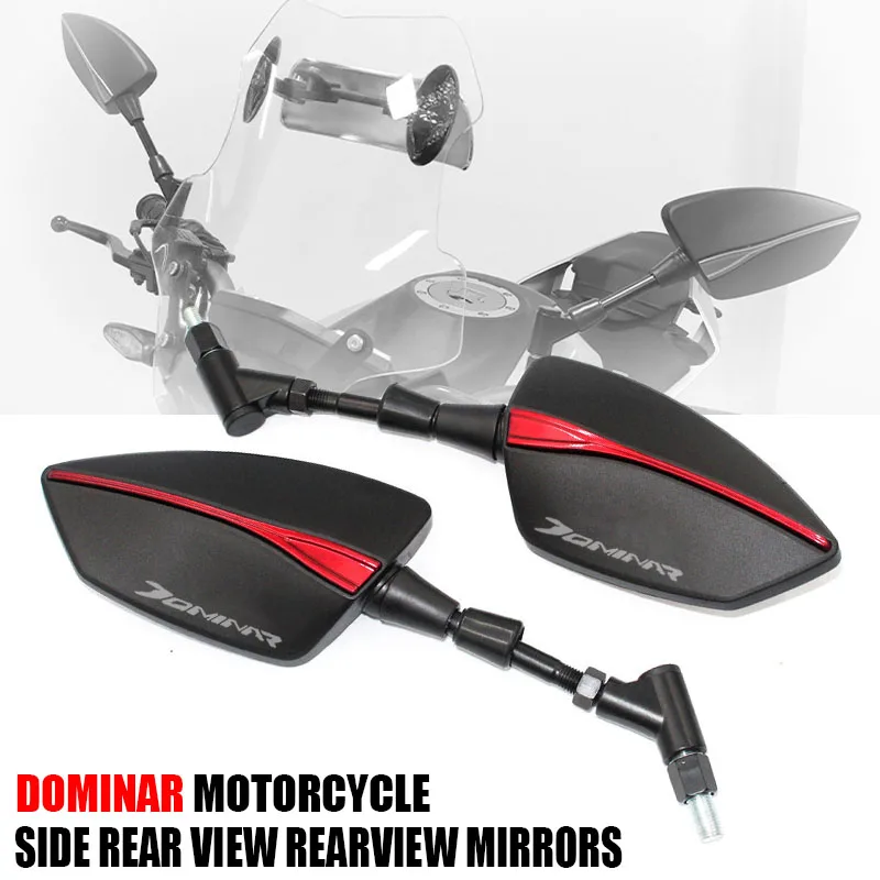 Pre Bajaj Dominar 400 Motocykel bočného pohľadu Zadné zrkadlá spätného pohľadu