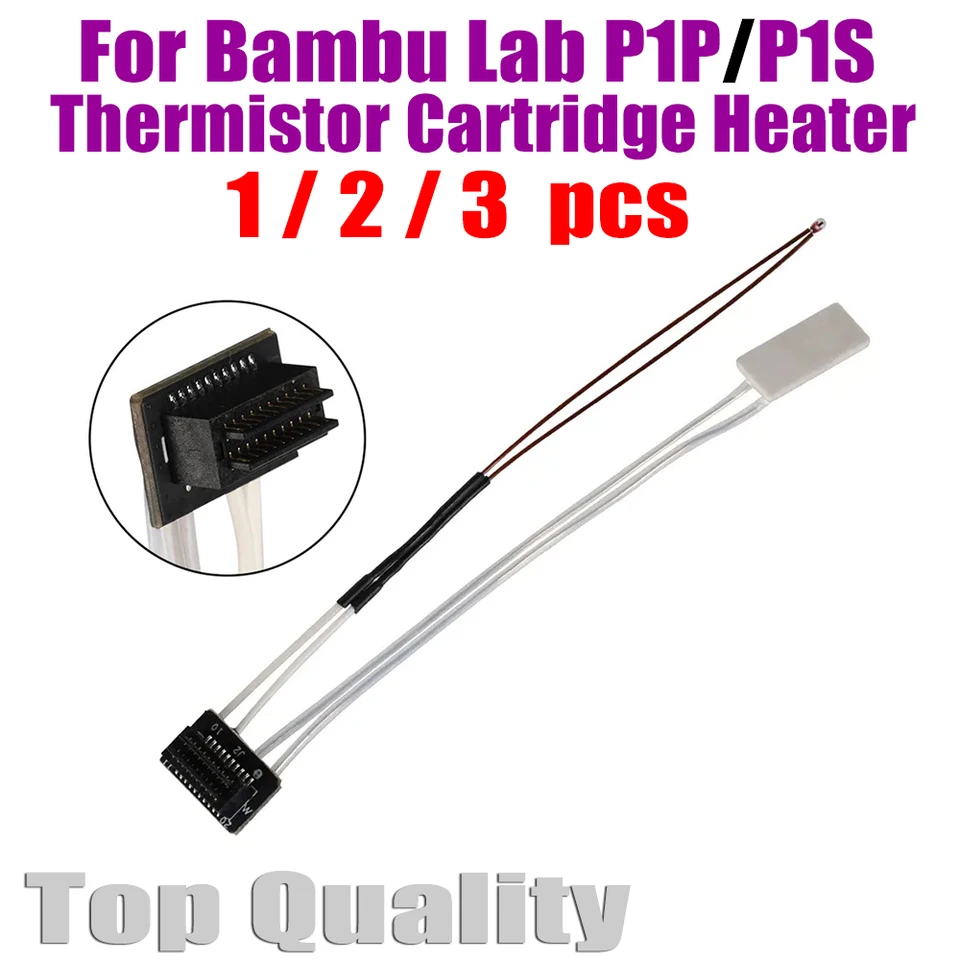 Pre Bambu Lab P1S P1P Termistor keramický keramický ohrievač 3D tlač 3D tlač pre TZ Hot End Hating Block 3D Časti tlačiarne