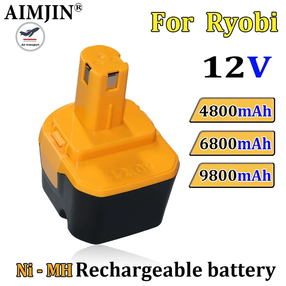 Pre batérie elektrických nástrojov Ryobi 12V B-1230H B-1222H B-1220F2 B-1203F2 1400